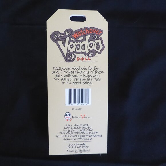 NWT 2009 JOHN HINDE WATCHOVER VOODOO DOLL EQUALIZER KEYCHAIN - Picture 5 of 7